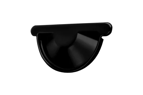 Заглушка желоба Optima, 125мм, RAL 9005