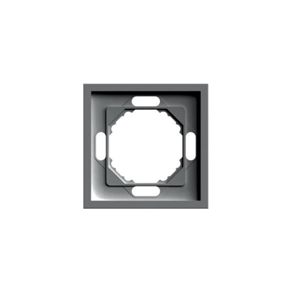 Рамка 1-местная Эмили STEKKER PFR00-5001-09, антрацит, soft touch
