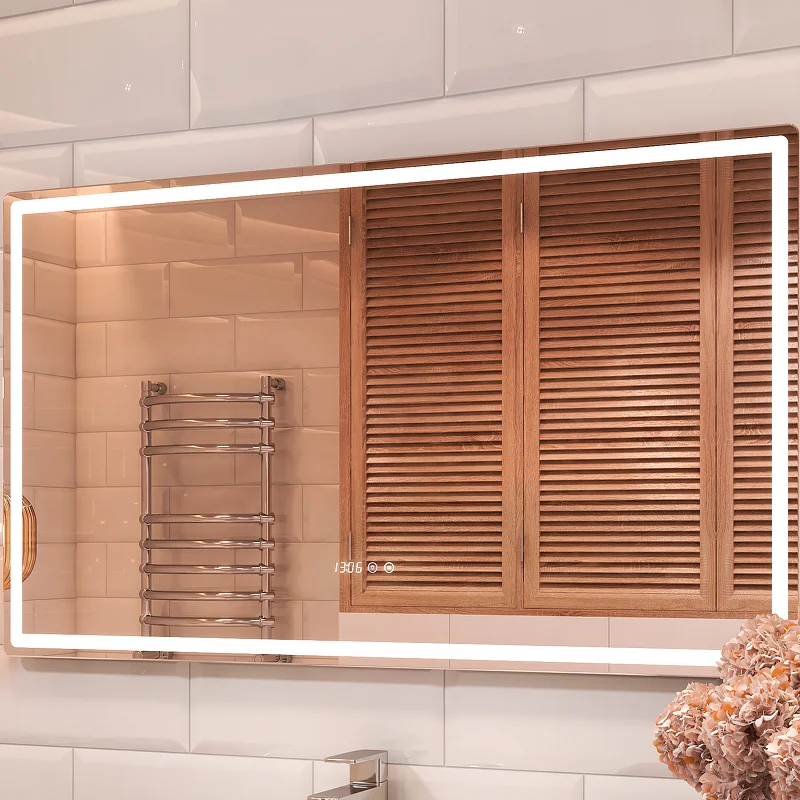 Зеркало Vigo Geometry Luxe 120 с подсветкой с сенсорным выключателем