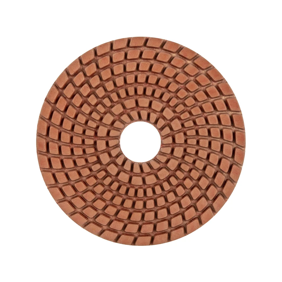 Круг алмазный гибкий шлифовальный ПРАКТИКА 100 мм для мокрого шлифования, P 800