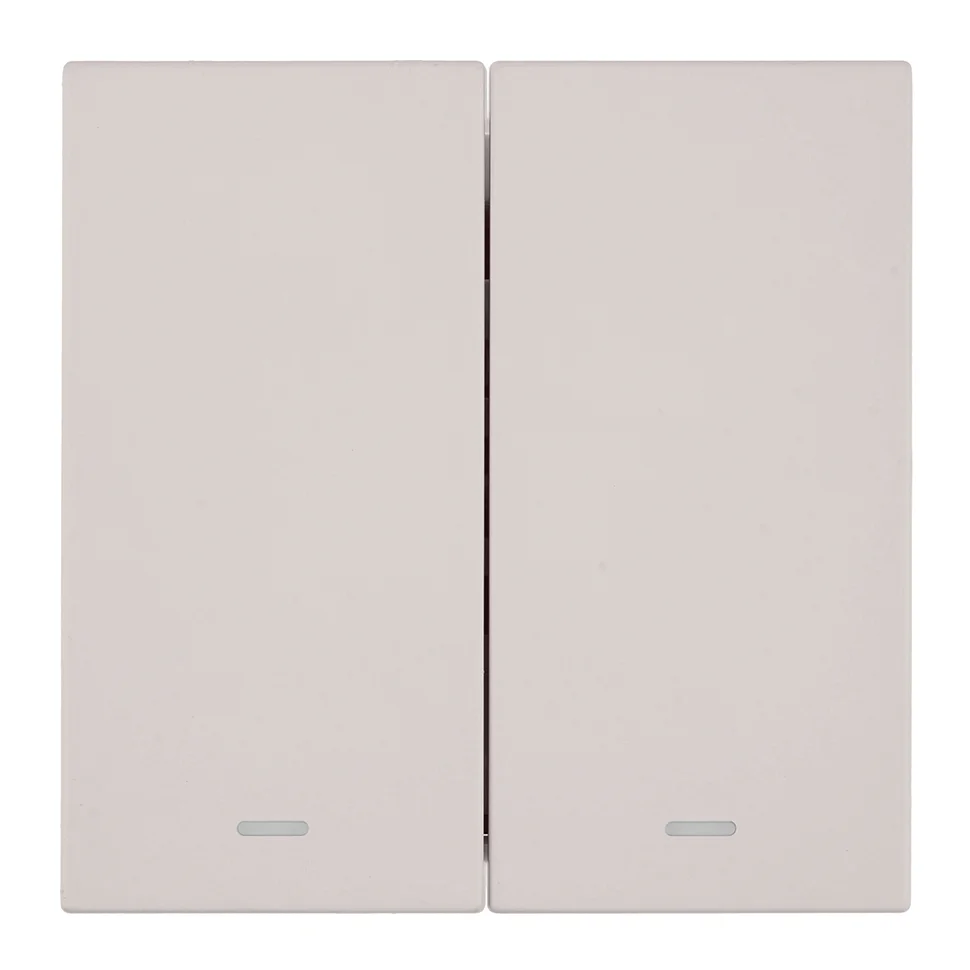 Выключатель двухклавишный c индикатором (механизм) 250В 10А, пудровый жемчуг, RSW10-3102-08 Мия STEKKER Выключатель двухклавишный c индикатором (механизм) 250В 10А, пудровый жемчуг, RSW10-3102-08 Мия STEKKER