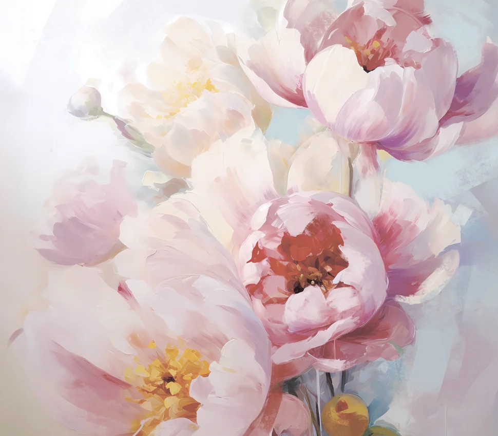 Картина интерьерная VS на стекле Peonia 40*50 арт.8145010