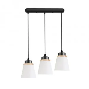 Люстра подвес 30136/3L BK WT+WD