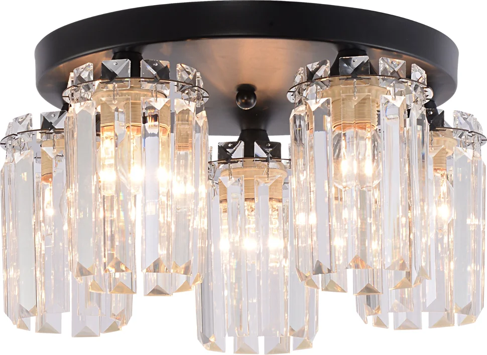 Люстра Limitado 4160-5 BK+CR