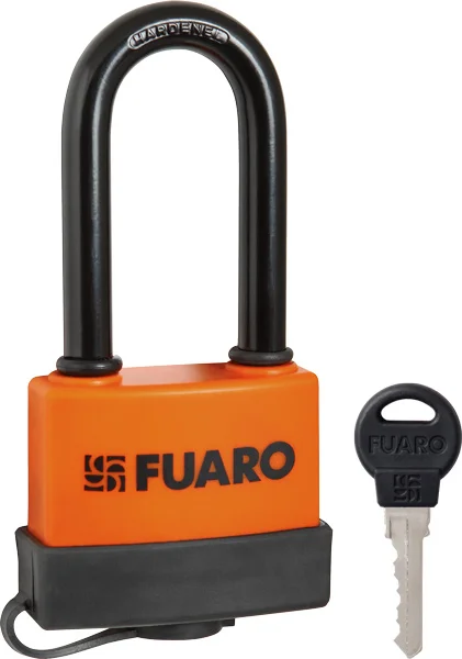 Замок навесной FUARO PL-WEATHER-3660 LS 3key (PL-3660 LS) удл. дужка, англ. /блистер