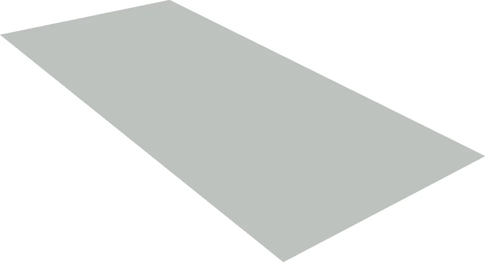 Плоский лист PE RAL 7035 (светло-серый), 0.45 мм, 1,25*2 м.п. (в пленке)