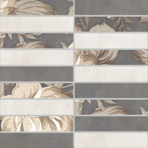 Плитка LASSELSBERGER Fiori Grigio Декор мозаика разноцветная 30х30х0,9арт.1932-0012