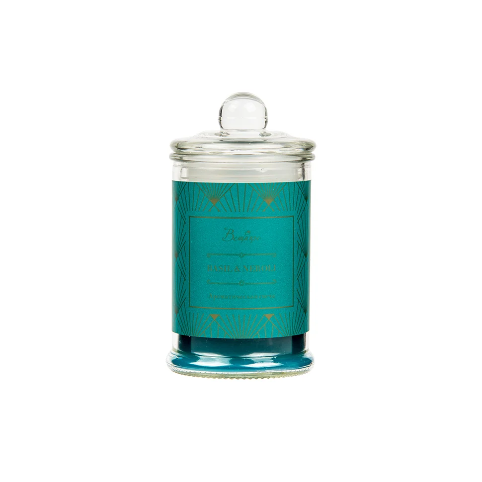 Свеча ароматическая BASIL & NEROLI в стекле, Д60 Ш60 В110