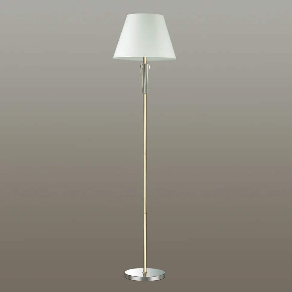 Торшер 3733/1F NEOCLASSI LN19 183 хром, золотой E27 1*60W 220V LORAINE