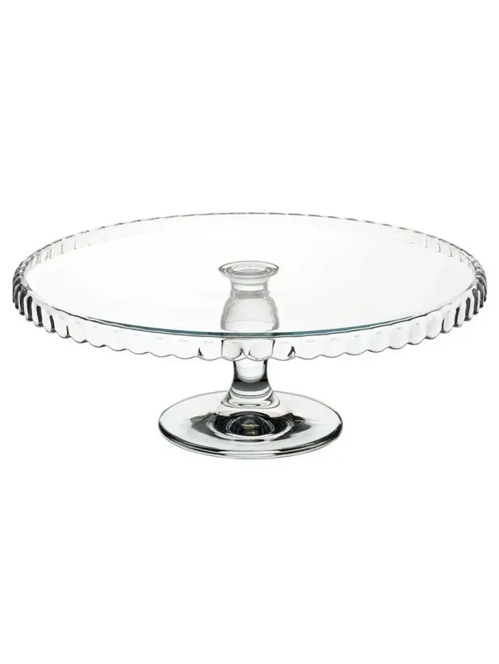 Блюдо PSB 98259 на ножке с бортиком вниз 280мм ПАТИССЕРИ / PATISSERIE