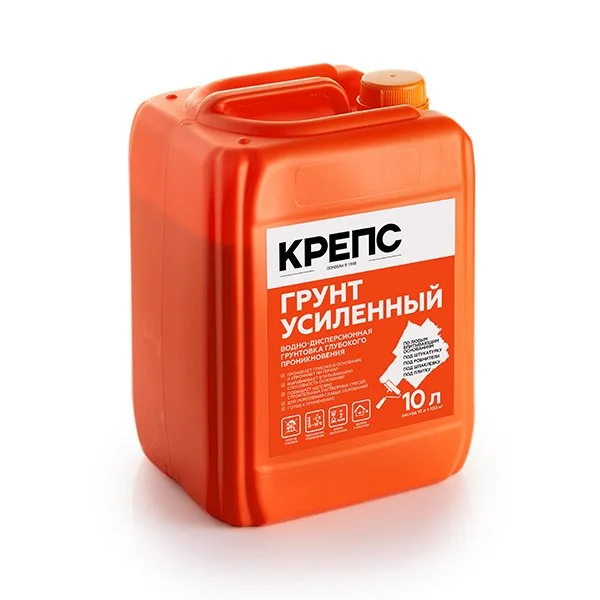 Состав грунтовочный КРЕПС ГРУНТ УСИЛЕННЫЙ 10 л