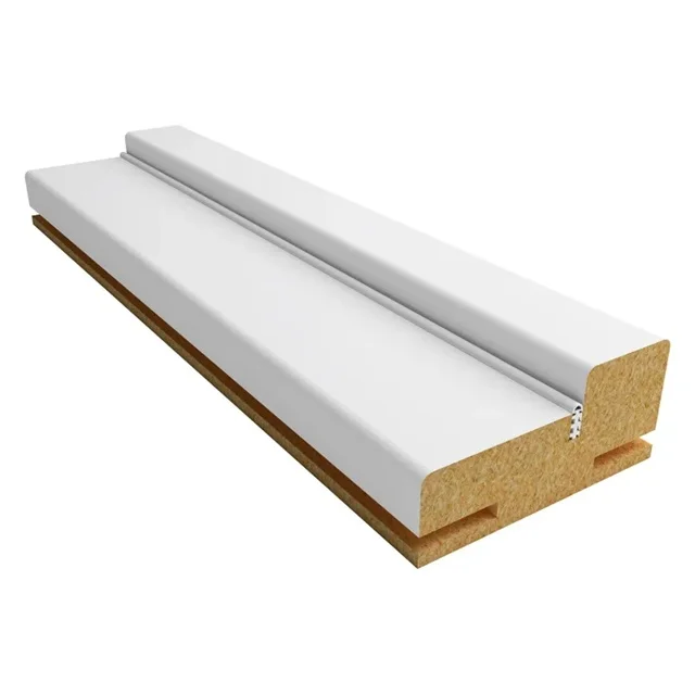 Стойка дверной коробки ВДК телескопическая с уплотнителем белый 70х30х2070, эмалит