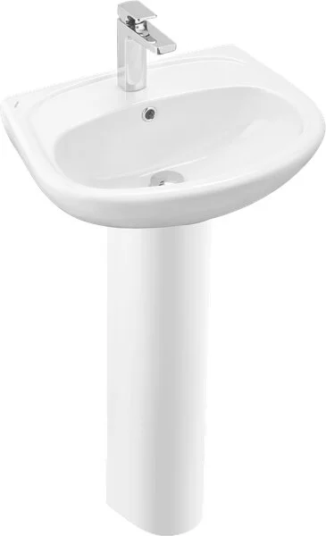 Умывальник с пьедесталом (тюльпан) SANTEK АНИМО 55, 1 отв.