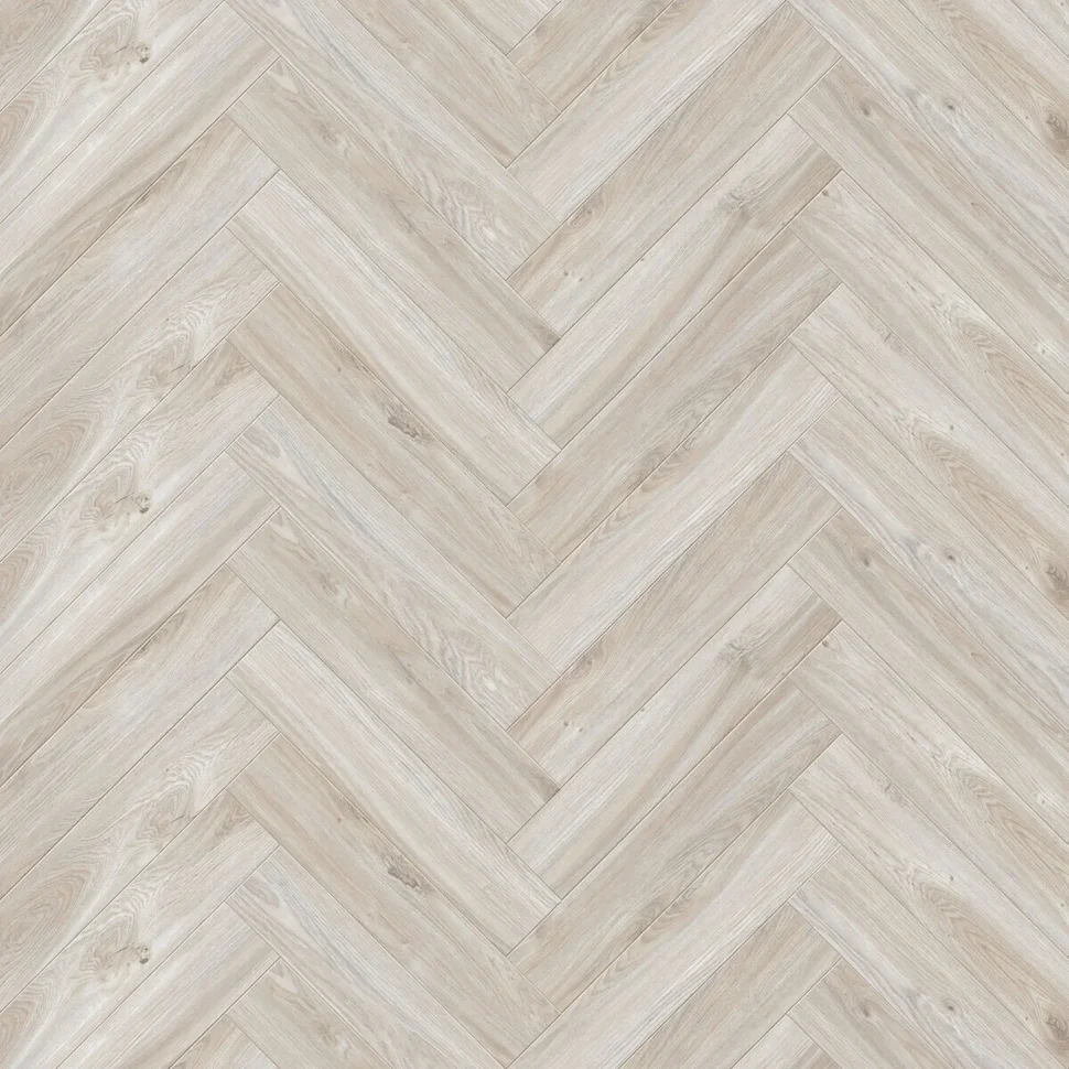 Ламинат виниловый водостойкий SPC CronaFloor 4V Herringbone 42 класс Дуб Ницца 640*128*4.5 мм (с фаской)