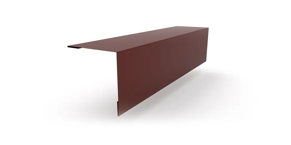 Планка угла внешнего простая Ecosteel ** для М/Сайдинга МП 75*75*3м.п.