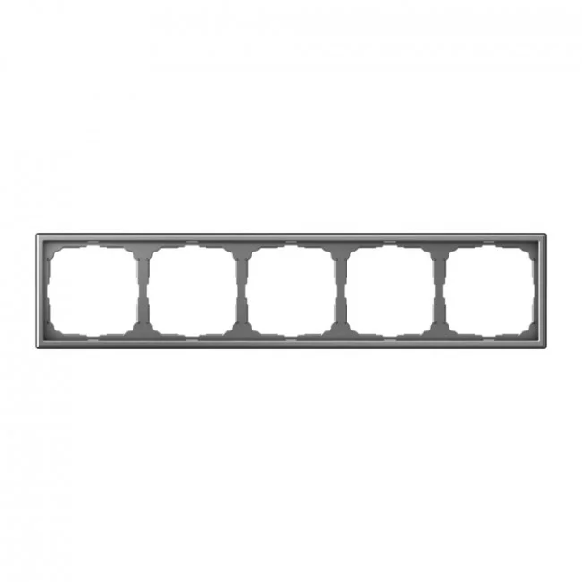 Рамка пятиместная ArtGallery универсальная сталь SE GAL000905