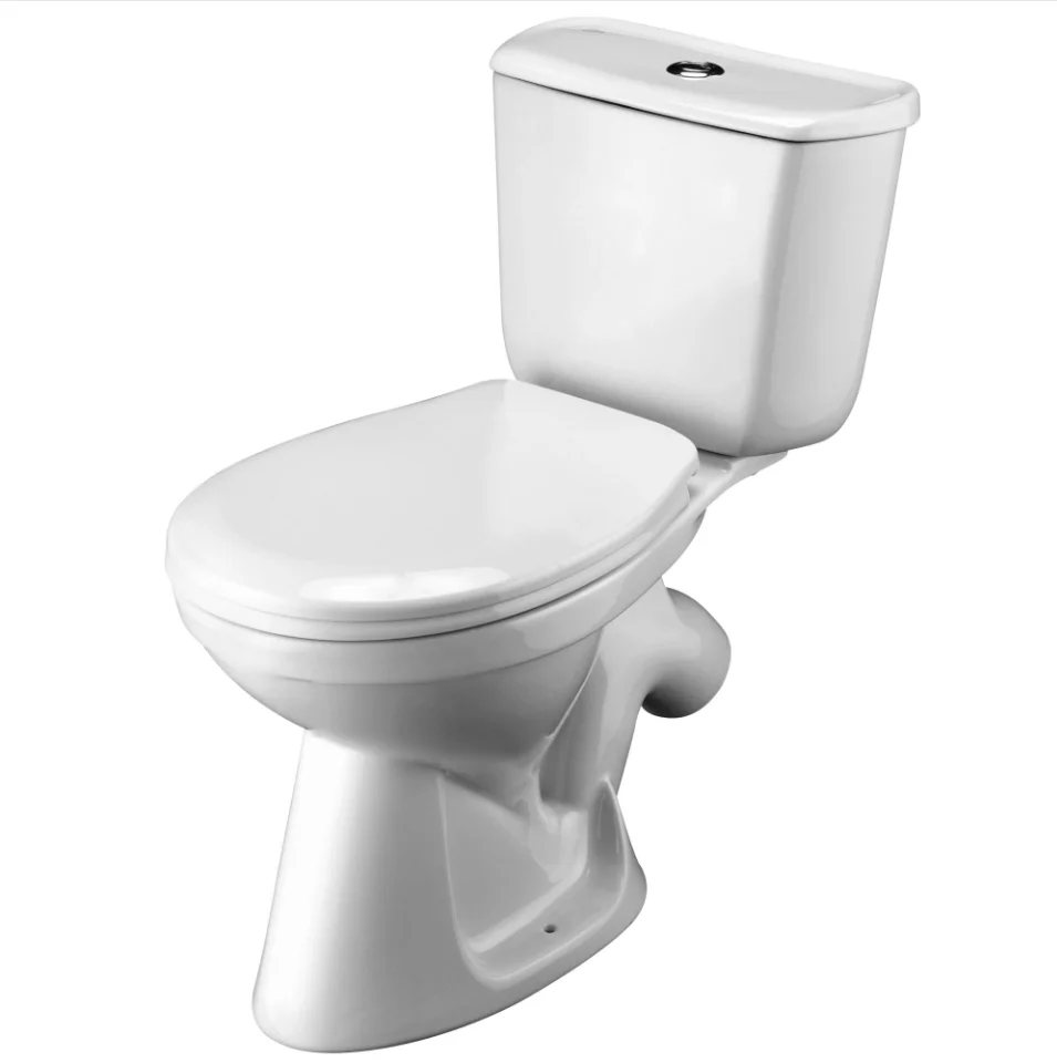 Унитаз-компакт Santek Бриз с диагональным выпуском, эконом- 1 реж., полипропилен