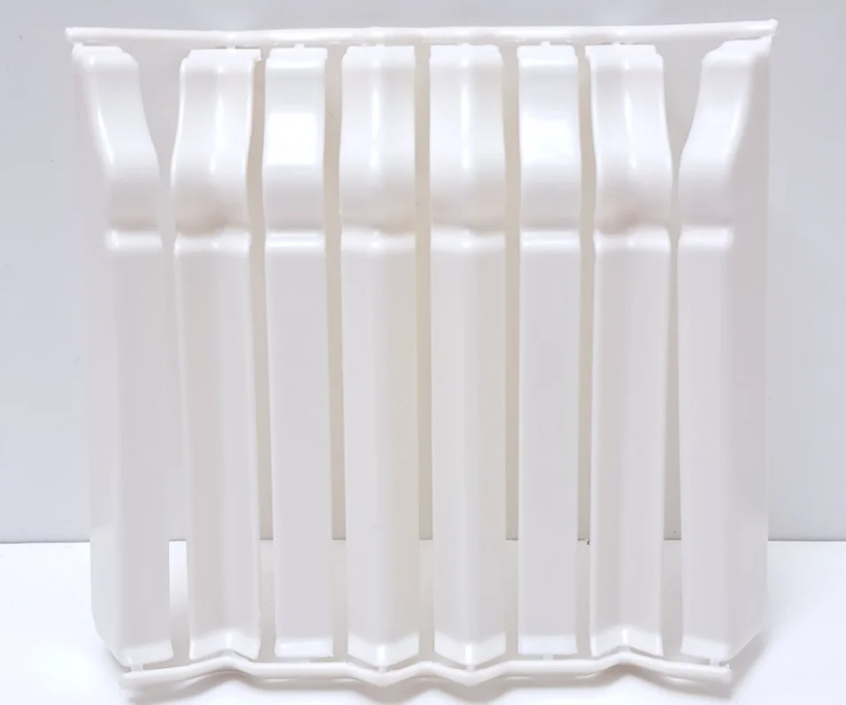 Накладки для плинтуса фигурного 80мм "Идеал Дюра" (1 набор из 8 эл. во флоупаке), 037 молочно-белый