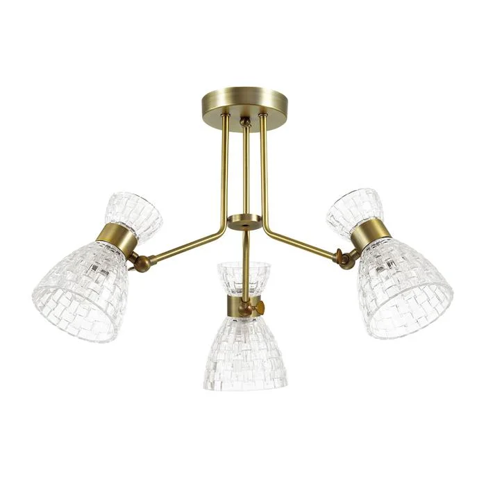 Люстра 3704/3C LN18 174 античная бронза E14 3*40W 220V JACKIE