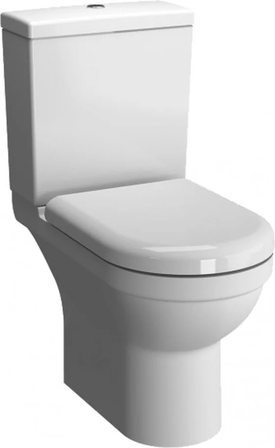 Унитаз-компакт VITRA S50 безободковый Open-back с сиденьем микролифт, механизм Geberit