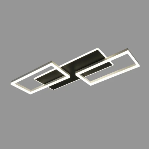 Светильник управляемый светодиодный SOLER 95W 3S-APP-842x392x70-BLACK/WHITE/WHITE-220-IP20