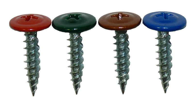 Саморезы с прессшайбой острие 4,2x19 RAL 7035 (уп 1000шт) Саморезы с прессшайбой острие 4,2x19 RAL 7035 (уп 1000шт)