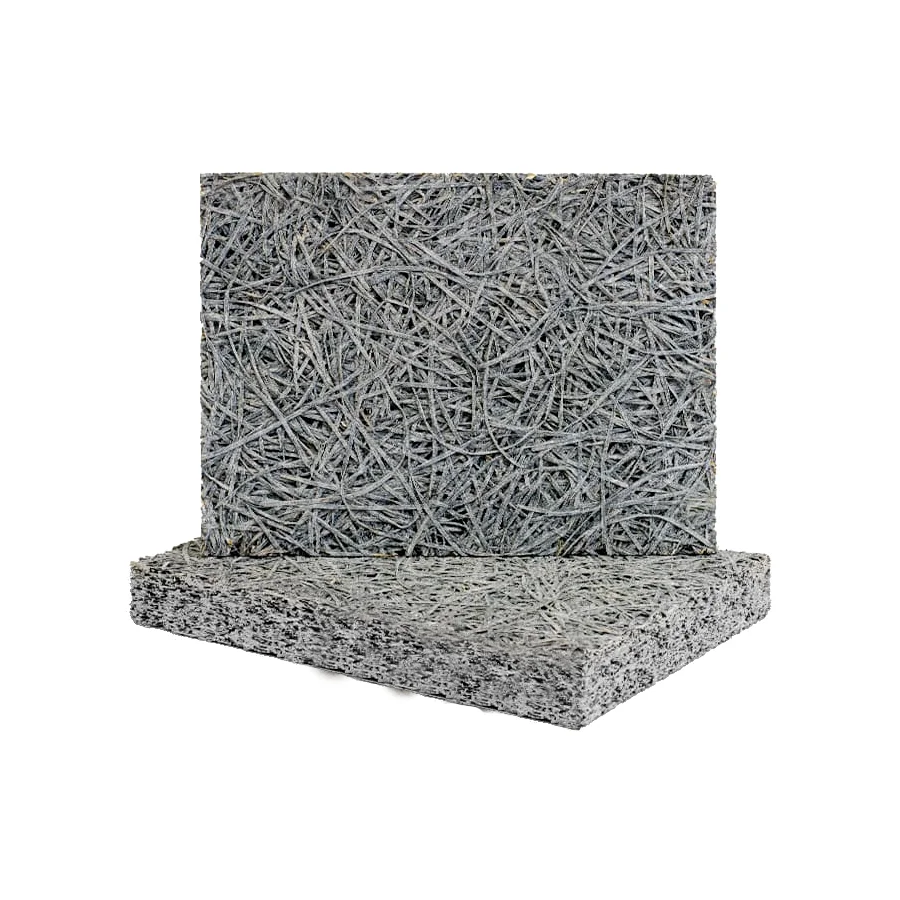 Плита фибролитовая ФП-450 2400х600х25мм 1 сорт, без фаски, стр. 2мм, серый (40л/пач)