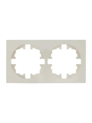 Рамка двухместная Lezard OSEN слоновая кость Рамка двухместная Lezard OSEN слоновая кость