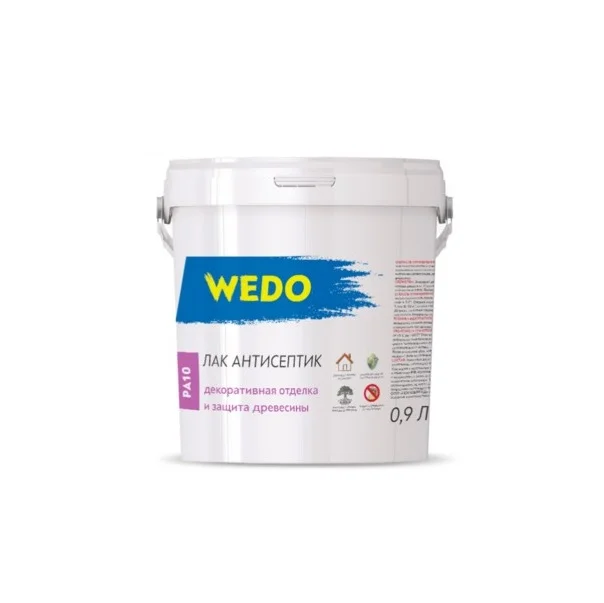 Лак-антисептик акриловый WEDO PA 10 венге 0,9л