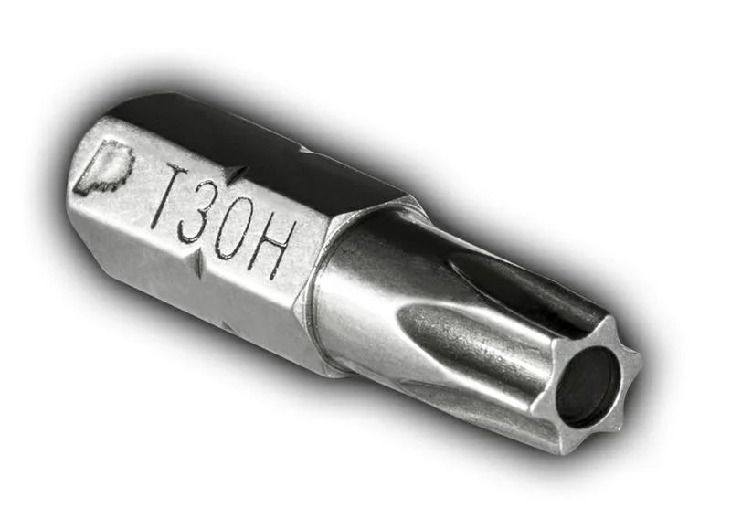 Бита отверточная Torx Tamper-30 х 25мм (2шт), блистер, ПРАКТИКА "Профи"