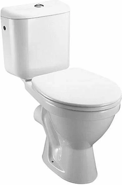 Унитаз-компакт JIKA LYRA 2РА напольный, горизонтальный выпуск, с сиденьем LYRA полипропилен, металл. петли Унитаз-компакт JIKA LYRA 2РА напольный, горизонтальный выпуск, с сиденьем LYRA полипропилен, металл. петли