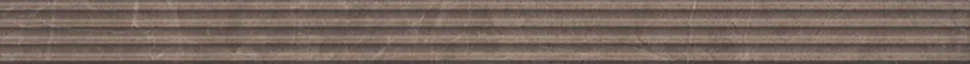Плитка KERAMA MARAZZI Орсэ бордюр коричневый структура 40x3,4x9 арт. LSA005