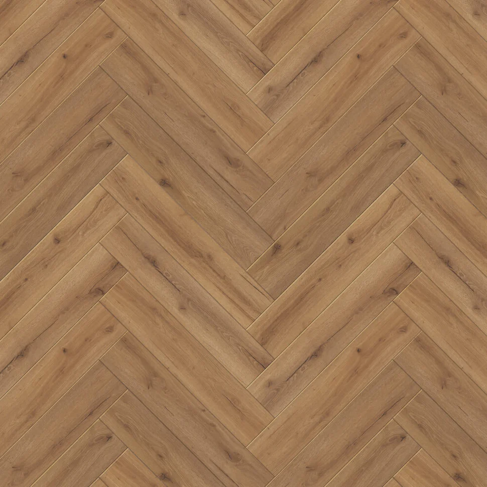 Ламинат виниловый водостойкий SPC CronaFloor 4V Herringbone 2.0 42 класс Дуб Лион 640*128*4.5 мм (с фаской)