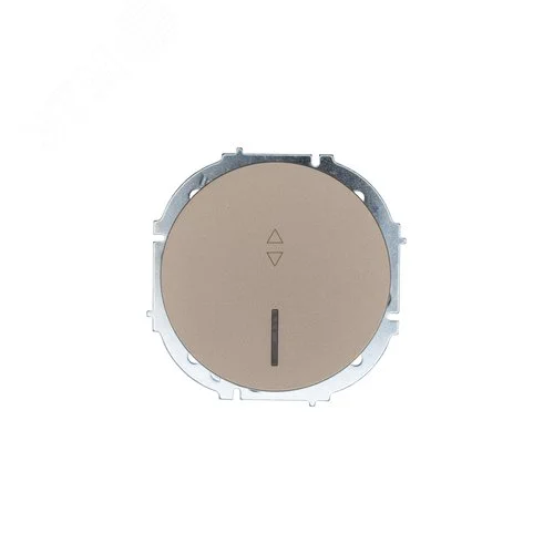 Выключатель одноклавишный СП Lezard OSEN проходной с подсветкой титан Выключатель одноклавишный СП Lezard OSEN проходной с подсветкой титан