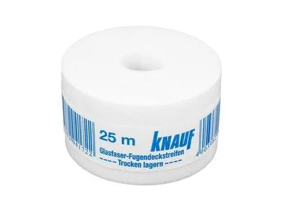 Лента стекловолокнистая KNAUF армирующая для плиты Файерборд 25 м Лента стекловолокнистая KNAUF армирующая для плиты Файерборд 25 м