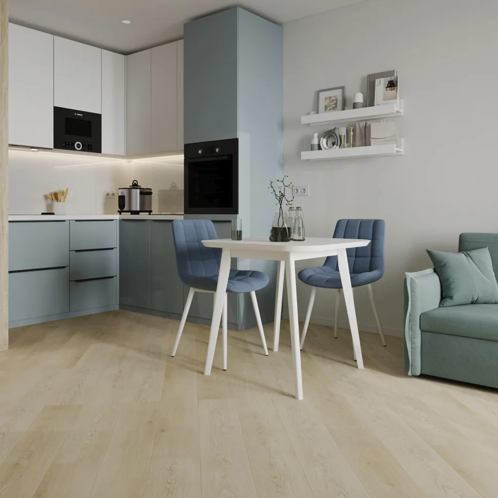 Плитка каменно-полимерная SPC FLOORBEE PROJECT 43 класс Тессер 1218*180*4,3 мм, арт.1739