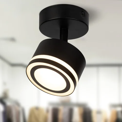 Светильник точечный ЭРА OL52 BK GX53 IP20 черный