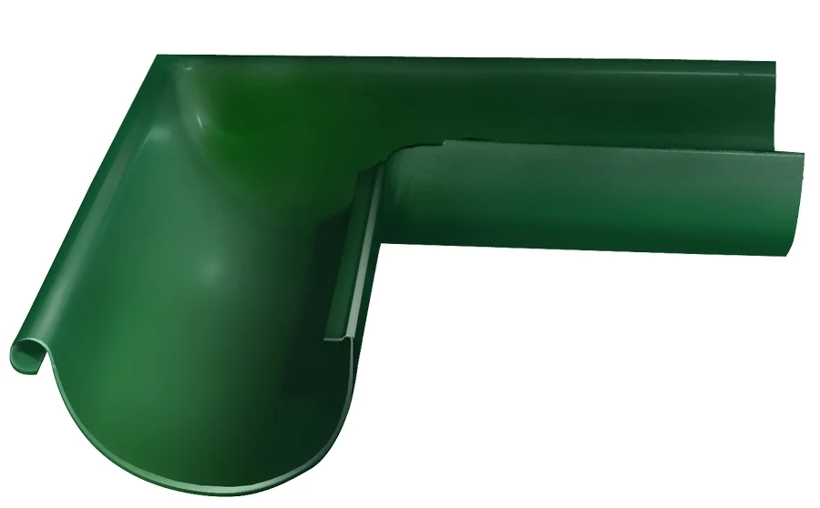 Угол желоба внешний GL 90гр, 125мм RAL 6005