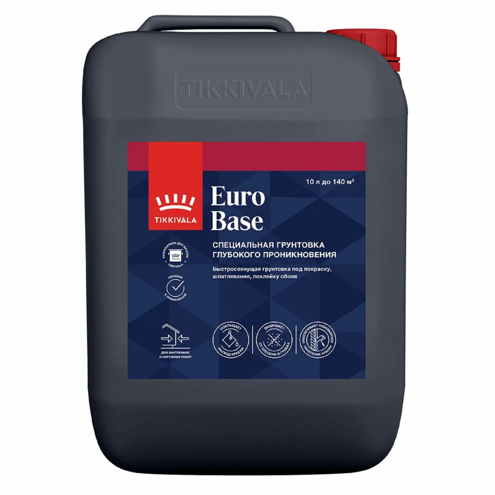 Грунт глубокого проникновения Tikkivala EURO BASE 10л