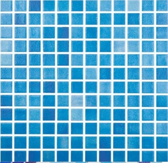Мозайка Испания POOLS Niebla Azul 34х34 (размер чипа 2,5х2,5х0,4)