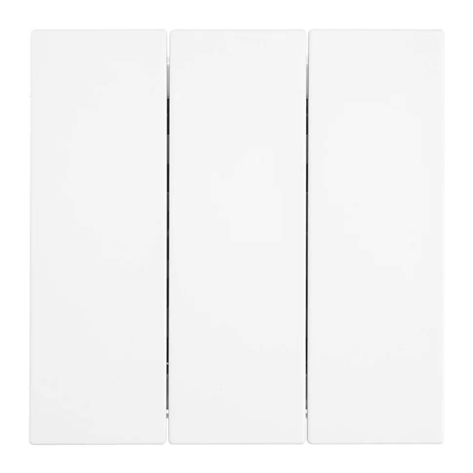 Выключатель трехклавишный (механизм) 250В 10А, белая магнолия, RSW10-3108-01 Мия STEKKER