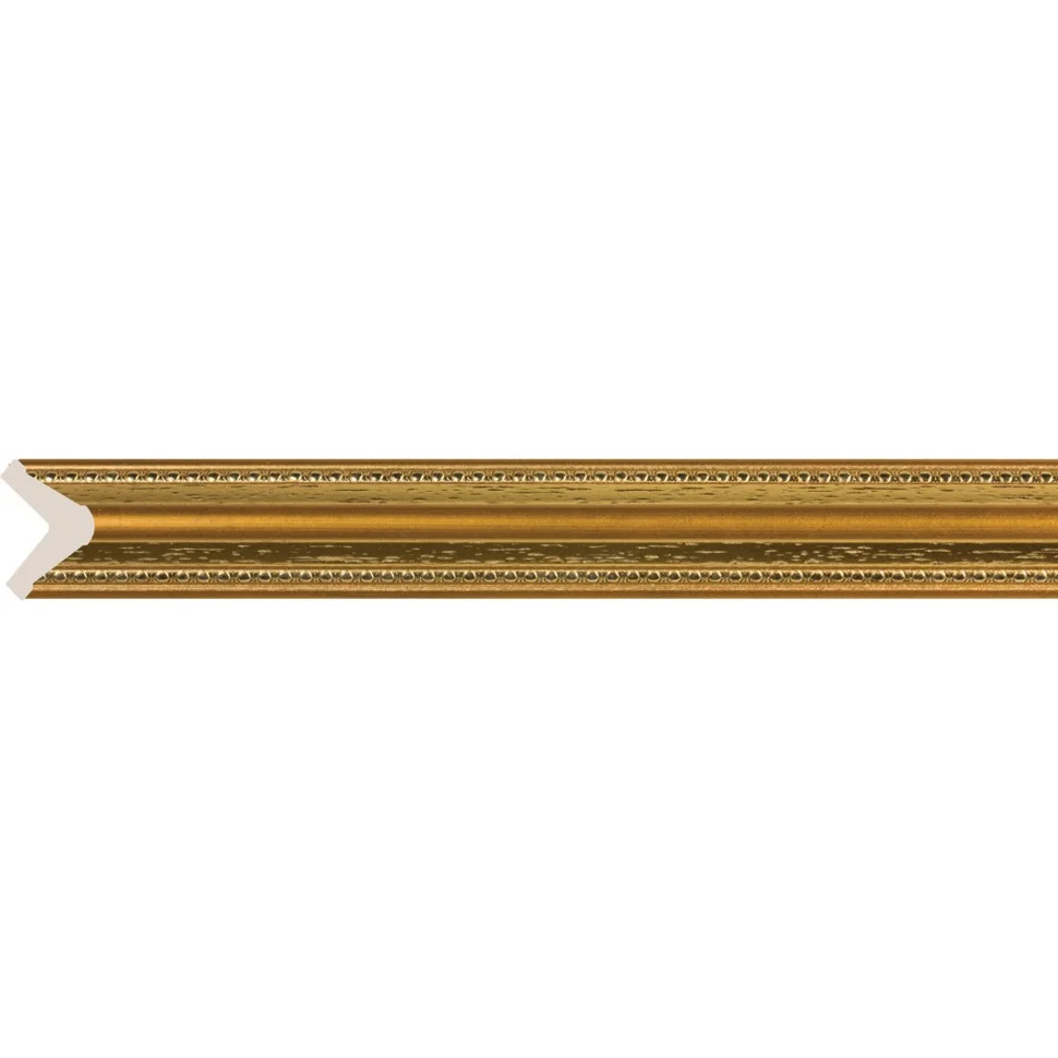 Багет интерьерный COSCA, "Ионики", Угол 25, "Золотой" 2500 мм/45, арт.C25(1)/GS2