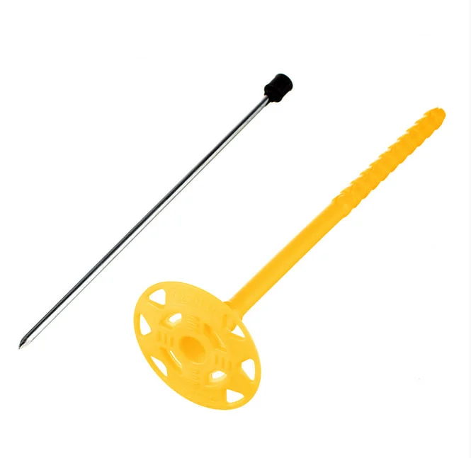 Дюбель для теплоизоляции с термоголовой 10x200 метал. гвоздь 4,2мм TDMT (250 шт) bau-fix Дюбель для теплоизоляции с термоголовой 10x200 метал. гвоздь 4,2мм TDMT (250 шт) bau-fix