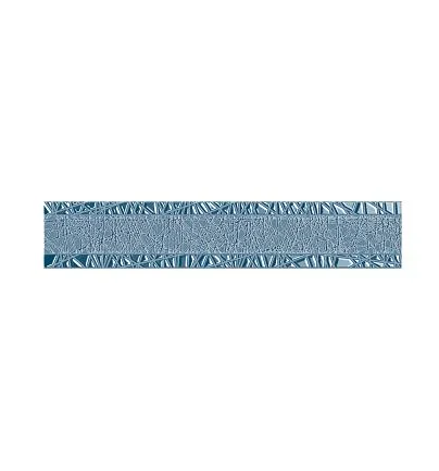 Плитка Azori Камлот Индиго "Крэш" бордюр 27,8х5