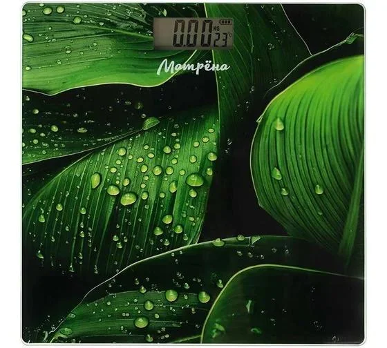 Весы напольные электронные МАТРЁНА MA-032A (стеклянная поверхность, 150 кг)