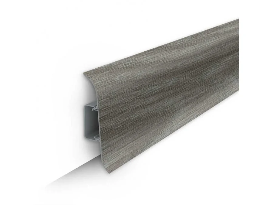 Плинтус Идеал Классик 70мм с кабель каналом 210 мягкий край 2,2 м