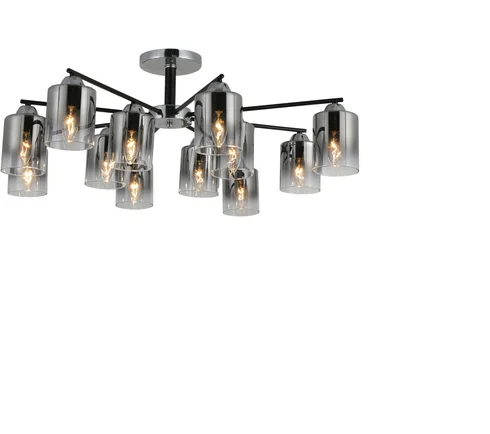 Люстра Risorse 3520-6 CR+BK, 6xE27/40W (64*64*28)