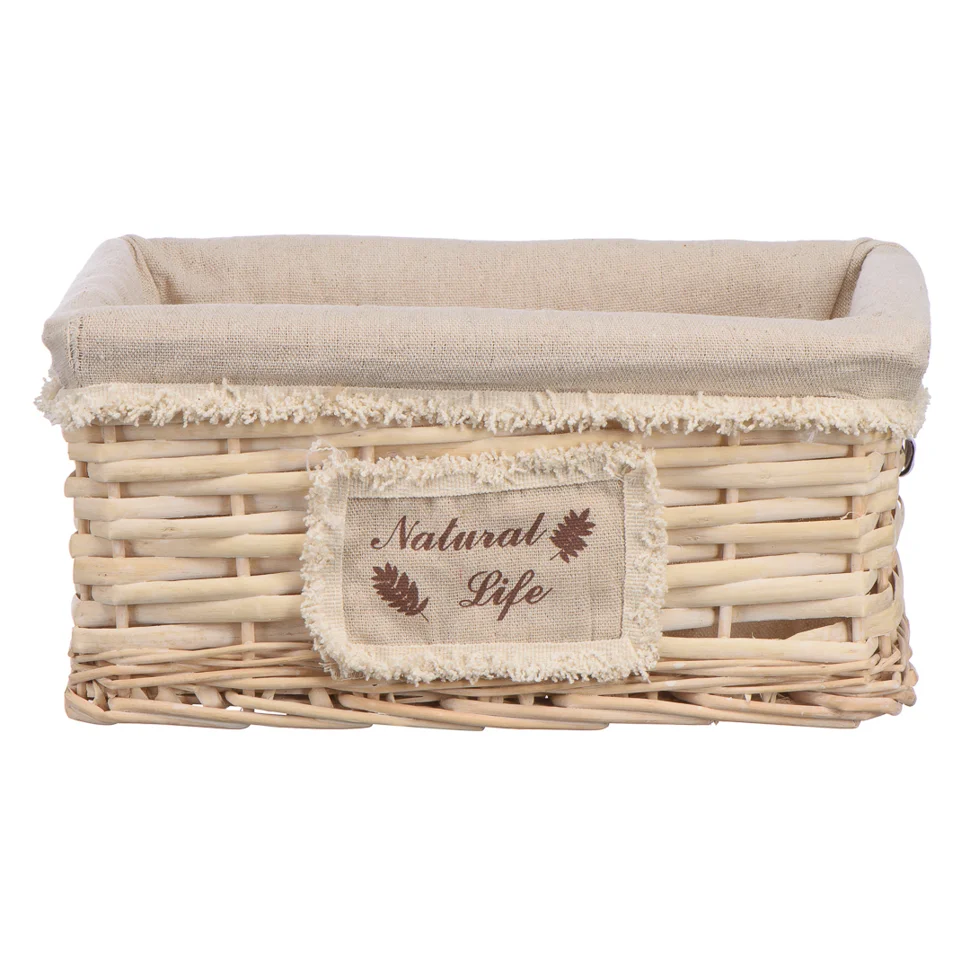 Корзина стеллажная "Natural Life", Д280 Ш190 В130, натуральный Корзина стеллажная "Natural Life", Д280 Ш190 В130, натуральный