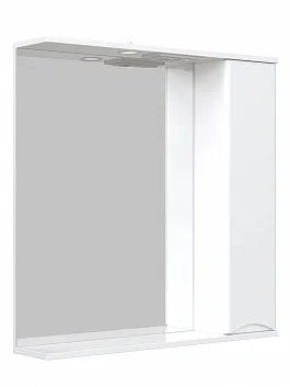 Зеркало-шкаф SANSTAR Smaile 80 П, 1 дверца