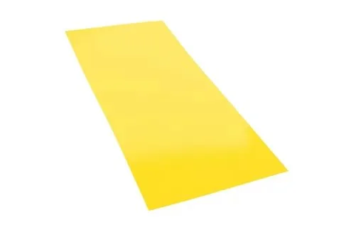 Плоский лист PE RAL 1018 (цинково-желтый), 0.45 мм, 1,25*2.2 м.п., пл=2.75м2 (в пленке)